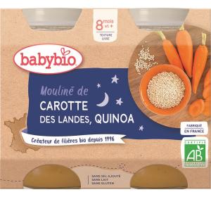 BONNE NUIT CAROTTE QUINOA  2 PETIT POT