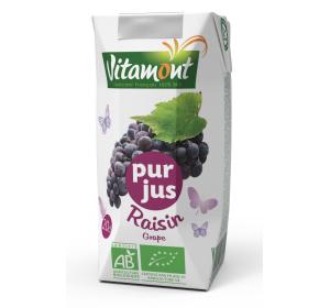 JUS DE RAISIN ROUGE TETRA 20 CL