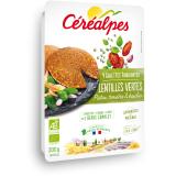 GALETTES FONDANTES LENTILLES VERTES PIS