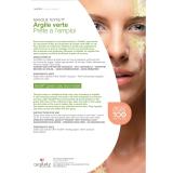 MASQUE VISAGE ARGILE VERTE