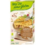 GALETTE CHAMPIGNONS POIS CHICHE SANS GLU