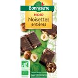CHOCOLAT NOIR AUX NOISETTES ENTIERES