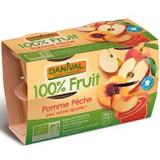 COMPOTE POMME PECHE X4