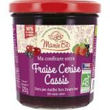 CONFITURE FRAISE CERISE ET CASSIS 320G
